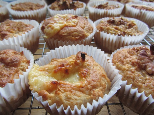 Apple and aged cheddar muffins mmm